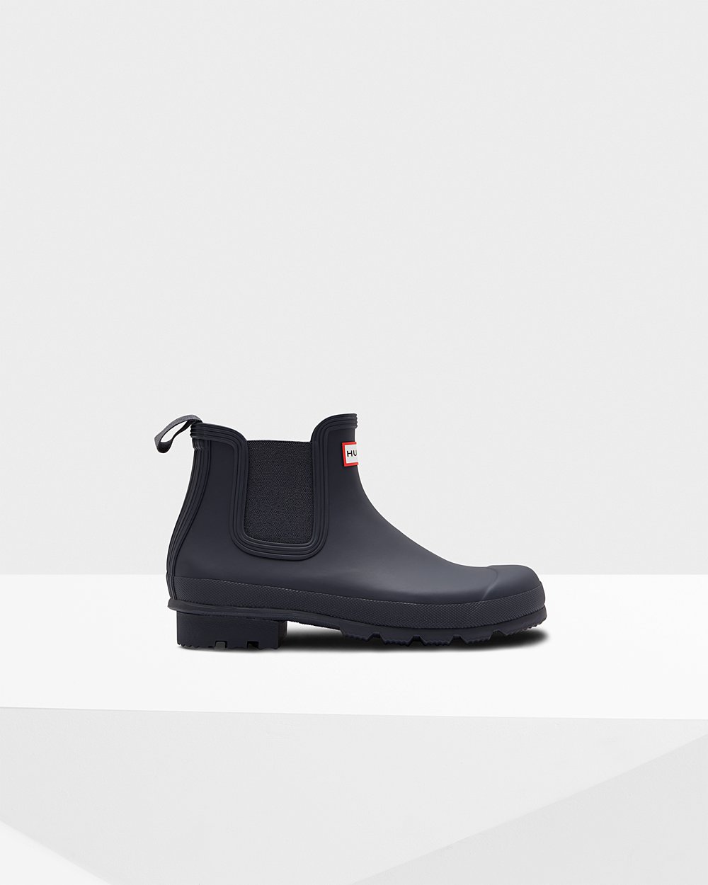 Mens Chelsea Boots - Hunter Original (24ZDUISAT) - Navy